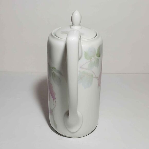 Rosenthal Coffee Pot Pink Rose Isolde Vintage Selb Bavaria - Picture 3 of 9